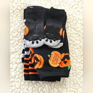 Happy Halloween pet and owner‎ socks 3 pair - 2 ladies 1 pet ladies size 5-10